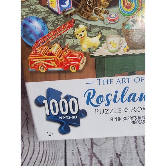 KI Puzzles Rosiland Solomon Fun In Bobby’s Room 1000 Piece Jigsaw Puzzle New - Picture 2 of 6